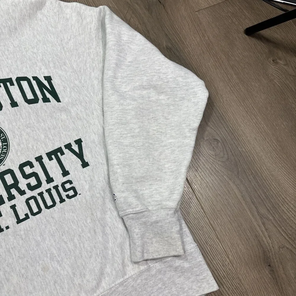 Washington University In St. Louis Champion Reverse Weave Mens Small Gray - Picture 3 of 8